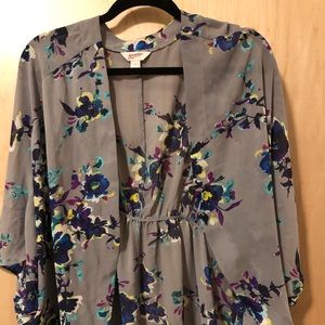Floral Kimono Style Top